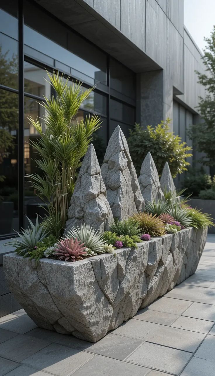 Ландшафтная имитация из артбетона